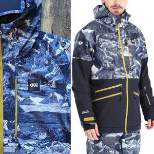Picture Organic Stone Ski Snowboard Jacket Imaginary World Blue Small